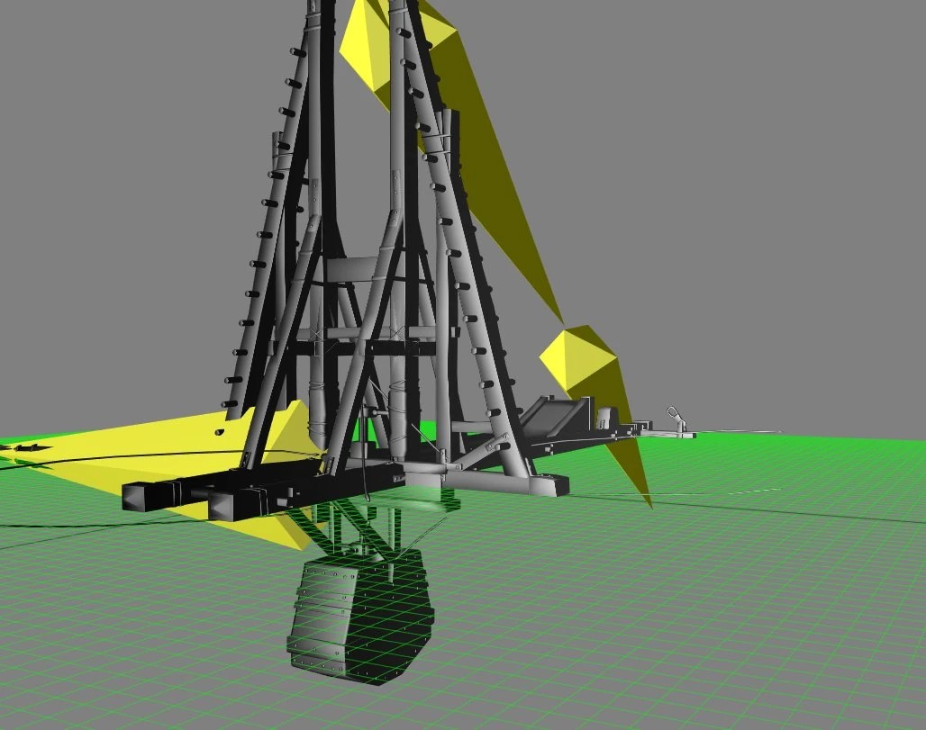 Требушет в файлах альфа-версии игры.