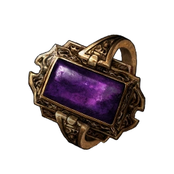 Кольцо с темным камнем