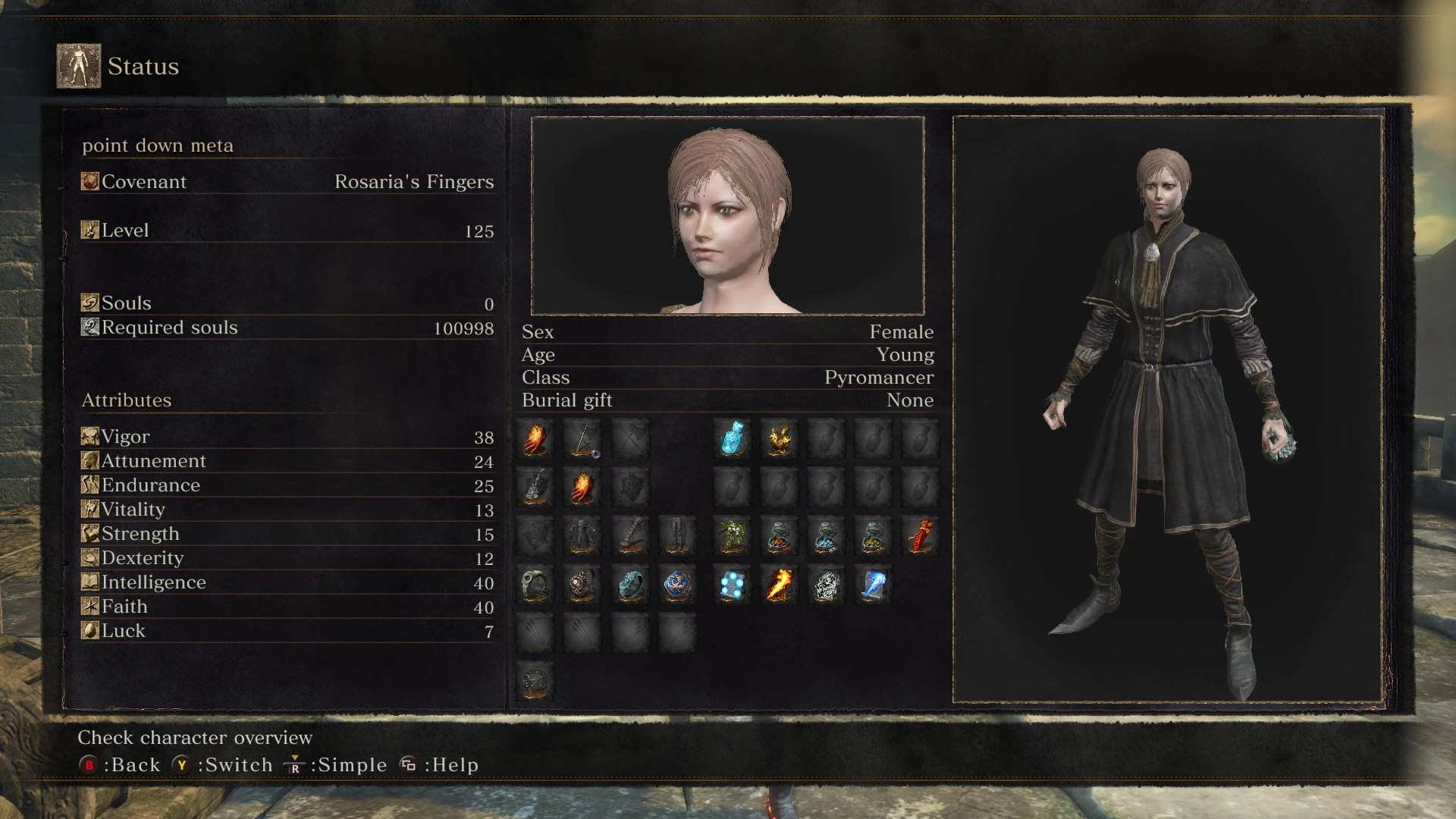 Создание мета-билдов для PvP (Dark Souls III)