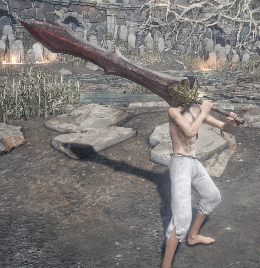 Двуручный хват.