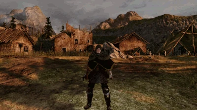 Анимация каста заклинания.