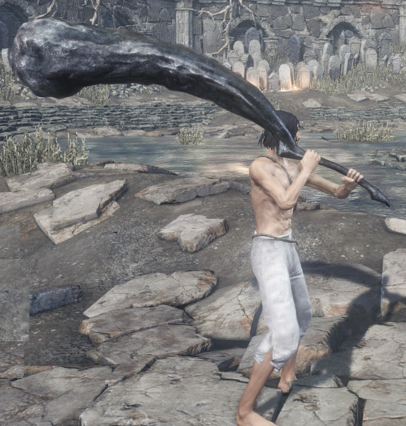 Двуручный хват.