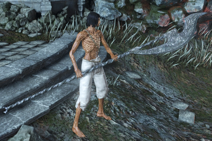 Двуручный хват.