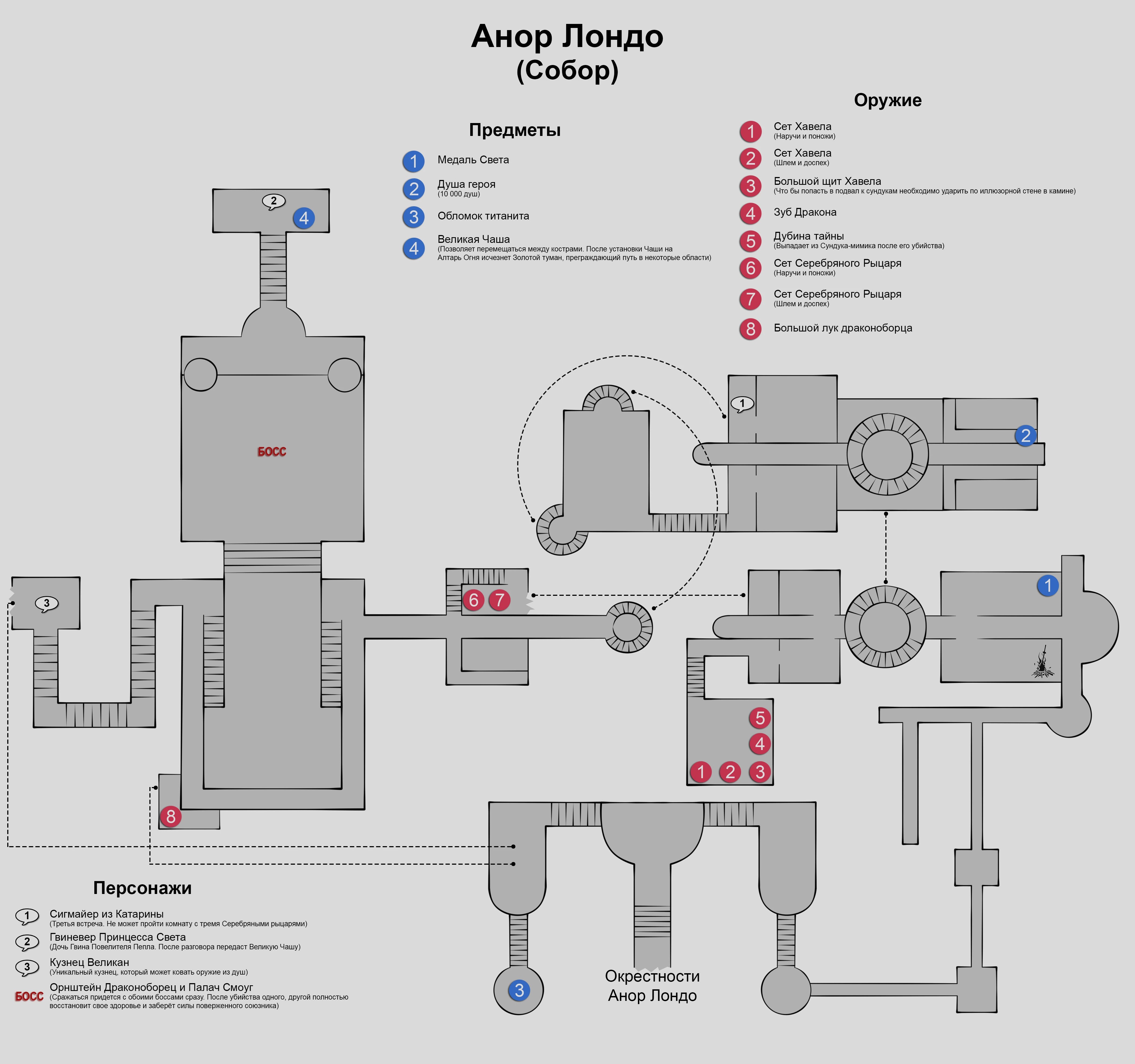 Карта собора (рус. язык).