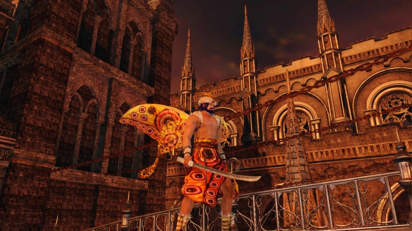 Игрок с белой катаной