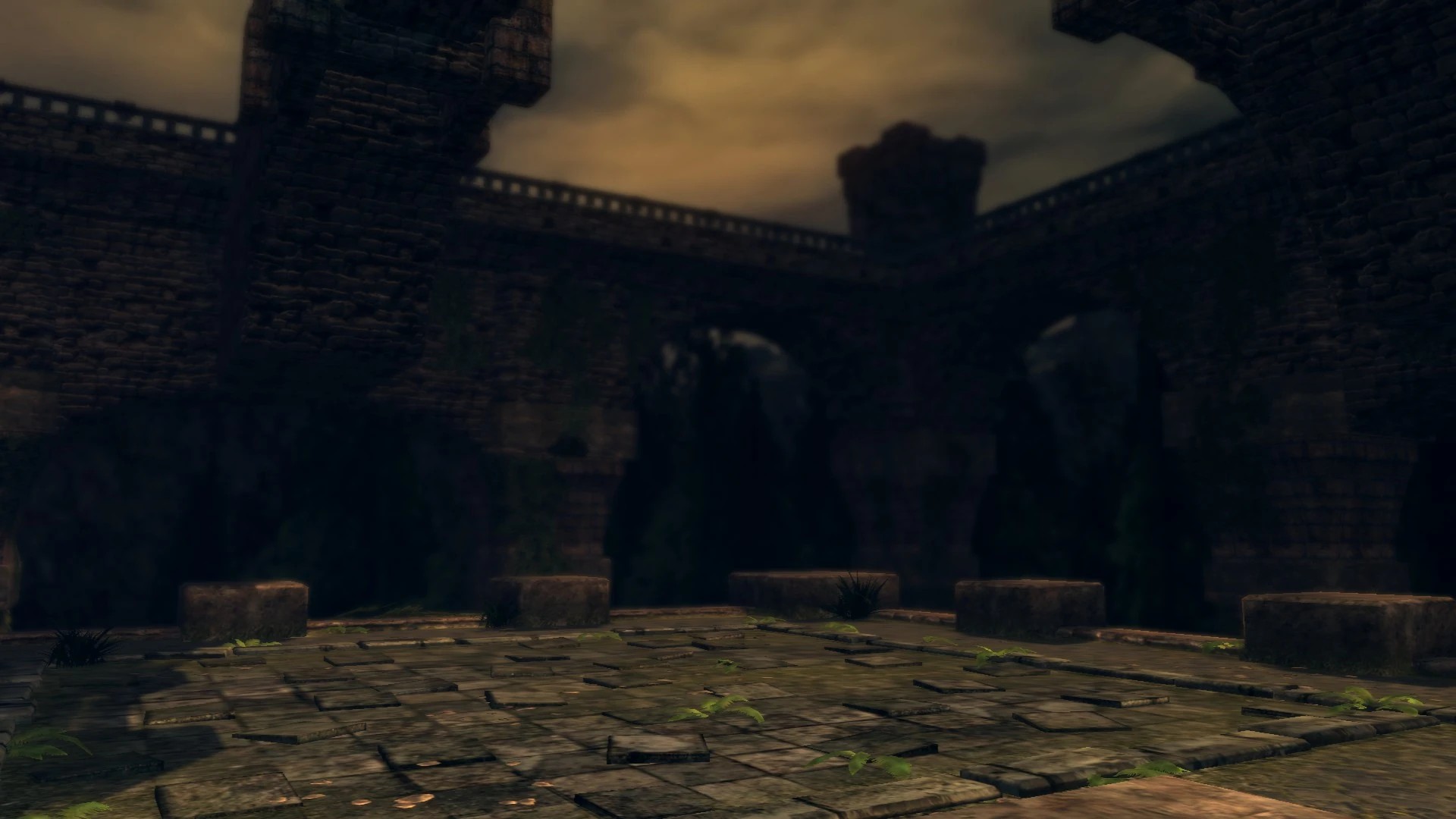 Верхний уровень руин