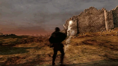 Анимация каста заклинания.