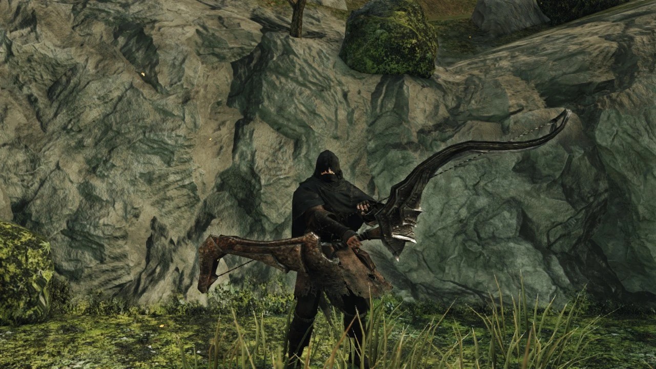 Большой лук одержимых доспехов.