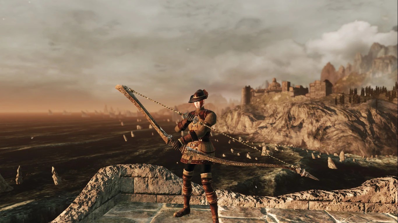 Большой лук драконоборца.