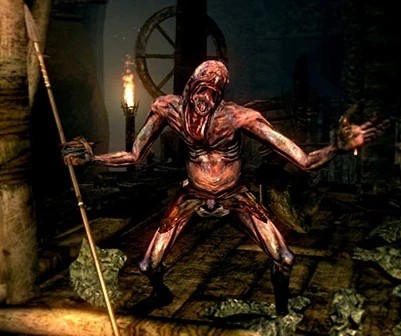 Вурдалак с копьём.