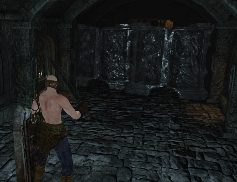 Высокомерные рыцари в коридоре.