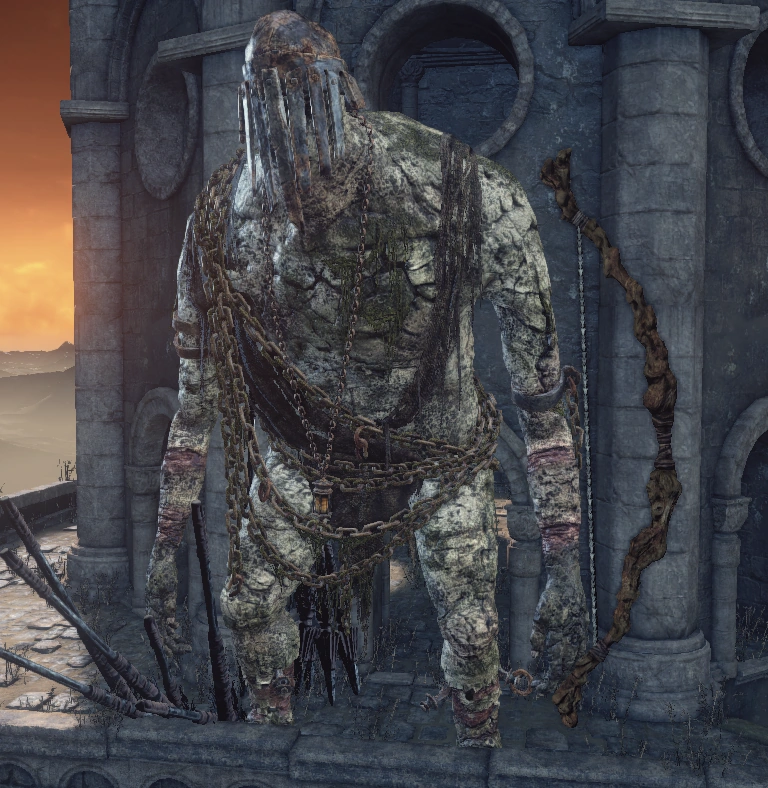 Гигант-лучник из поселения нежити