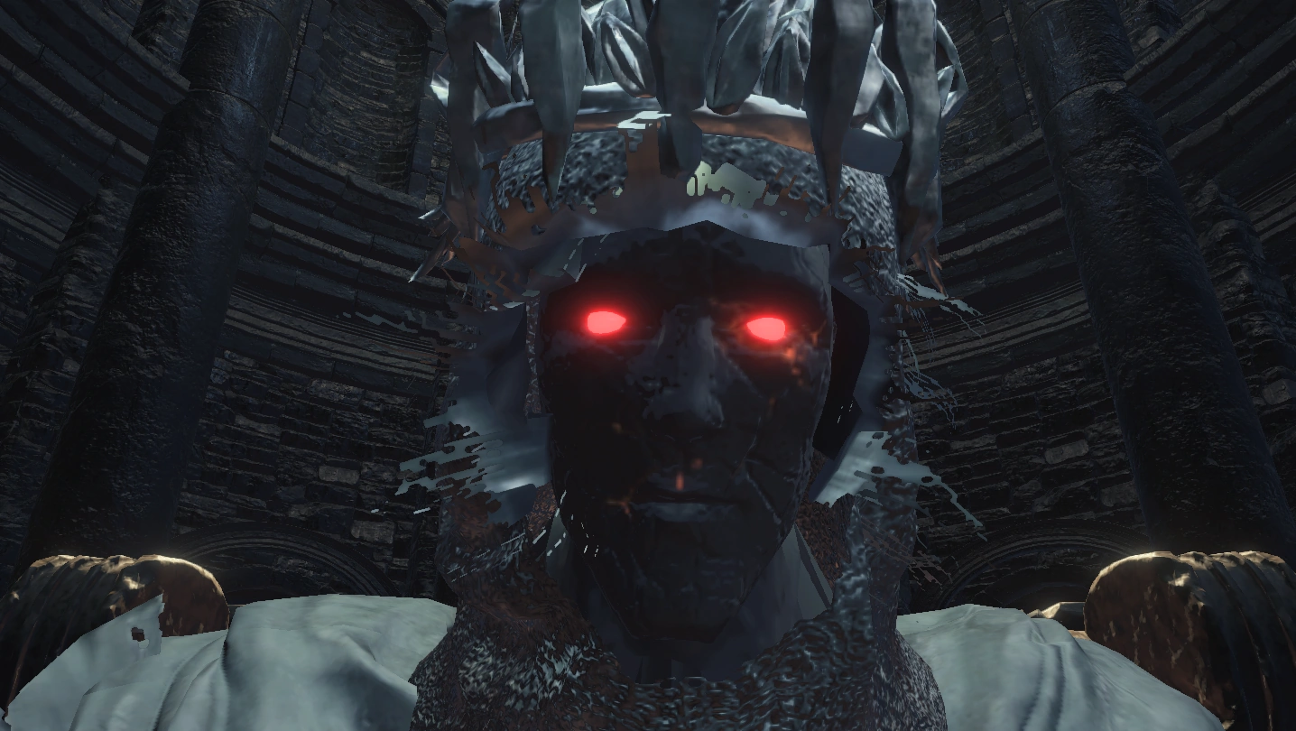 Лицо Гиганта Йорма.