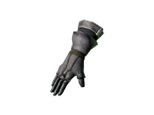 Черные кожаные перчатки