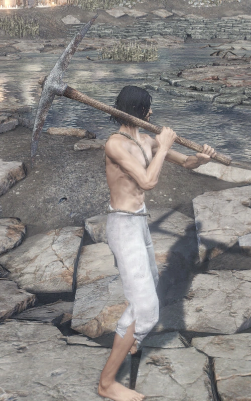 Кирка (Dark Souls III) (двуручный хват).png