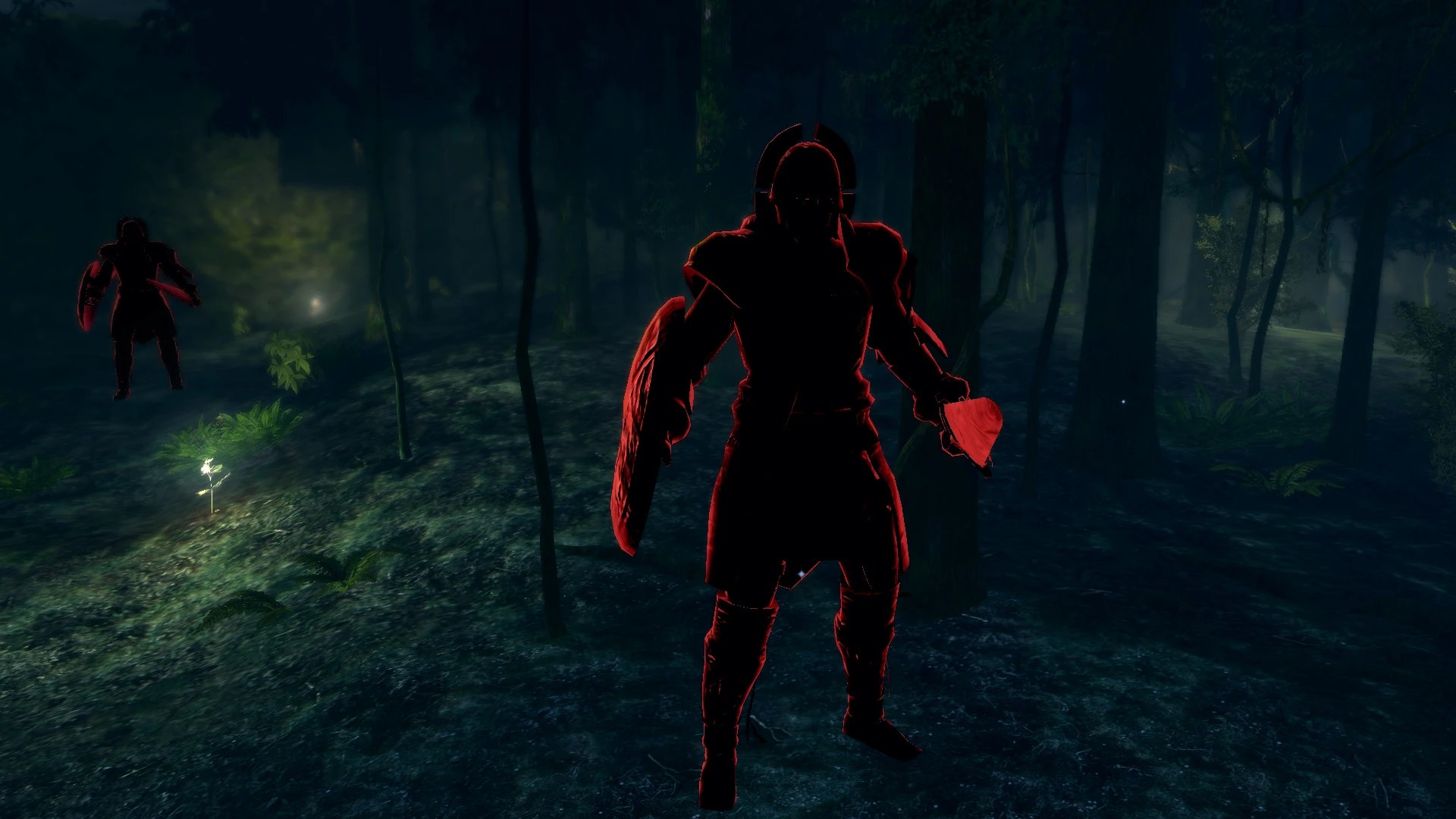 В образе Темного фантома.