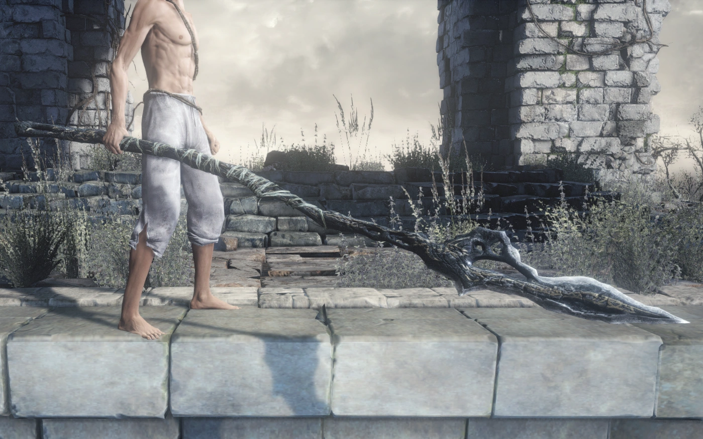 Одноручный хват.