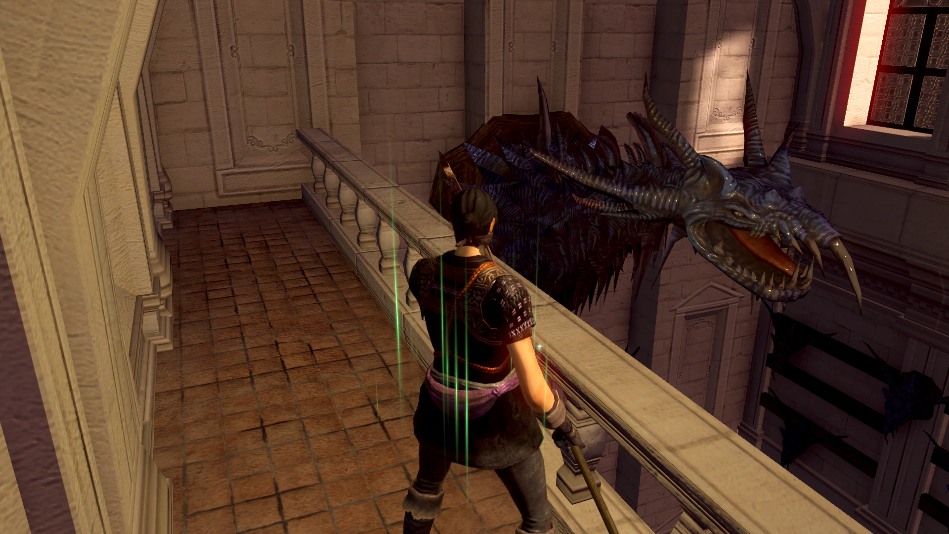 Голова виверны в Анор Лондо.