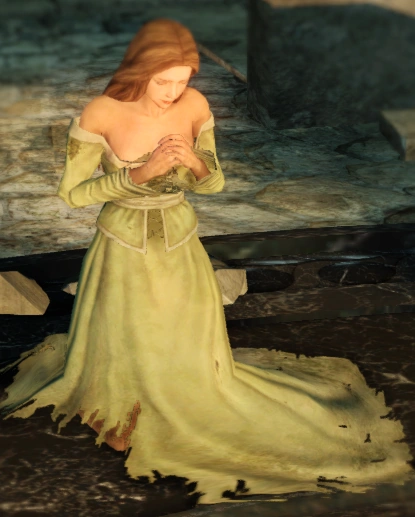 В храме мертвых.