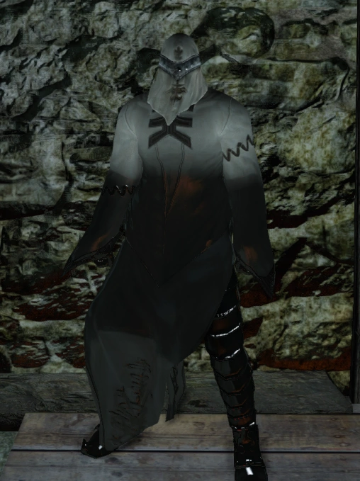 Персонаж, частично покрытый маслом