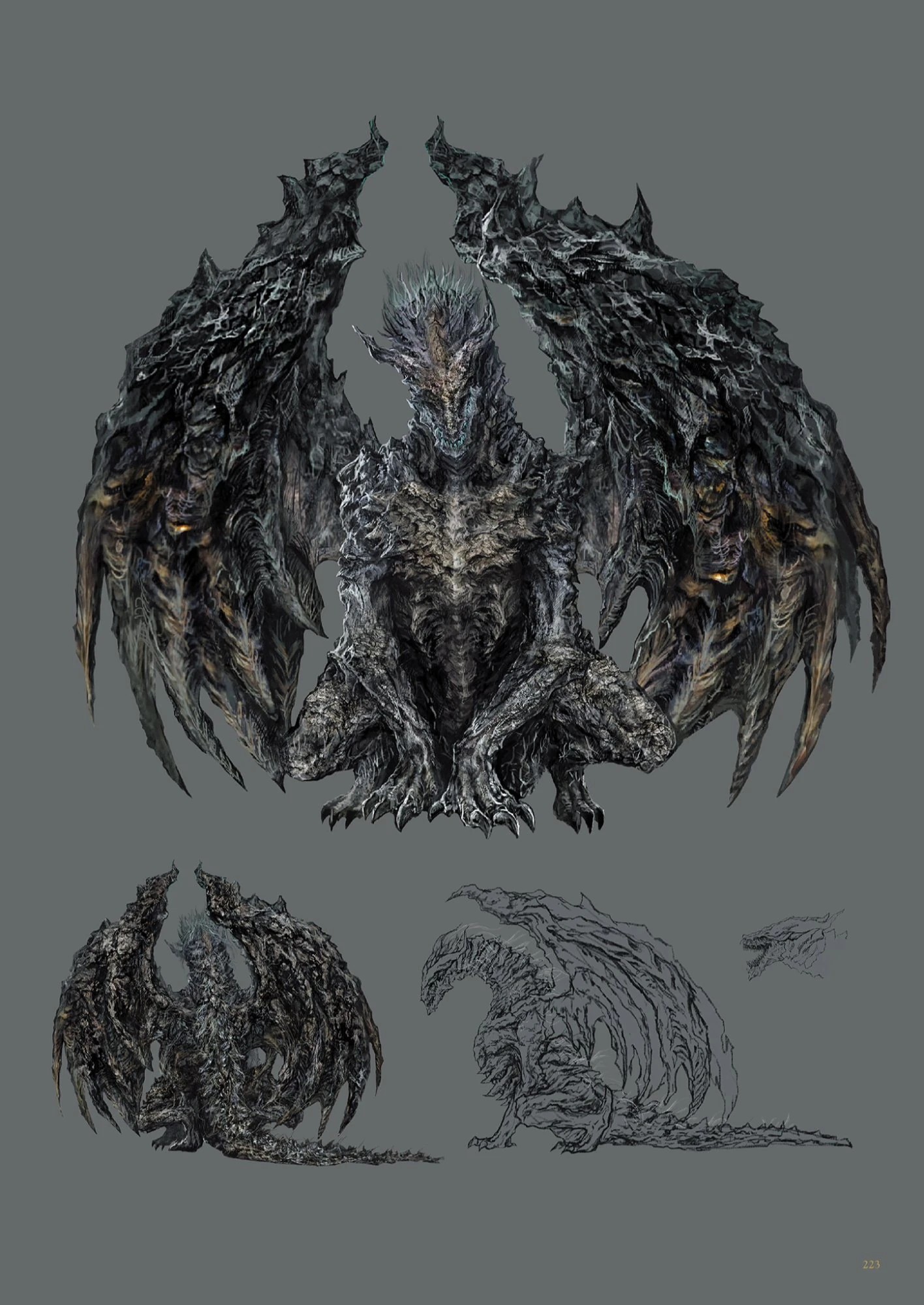 Концепт-арт Матери-Дракона.