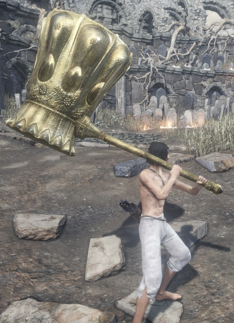 Двуручный хват.