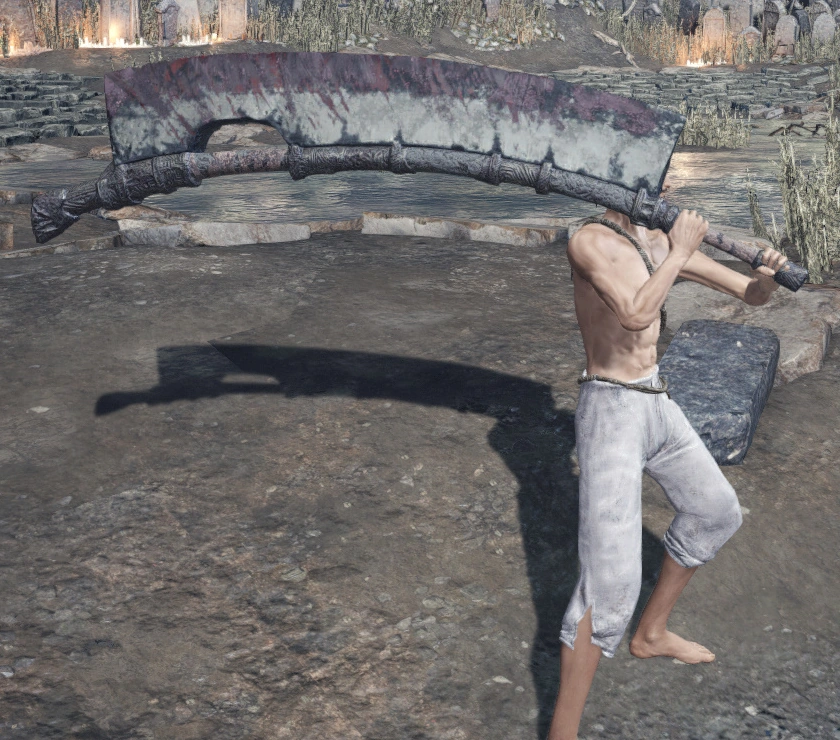 Двуручный хват.