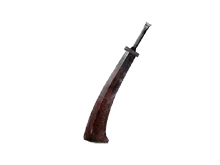 Ржавый красный меч