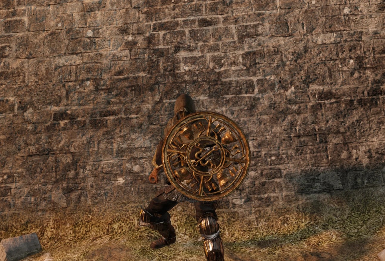 Блок в качестве щита.