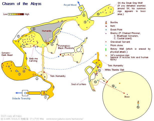 Карта на англ. языке.