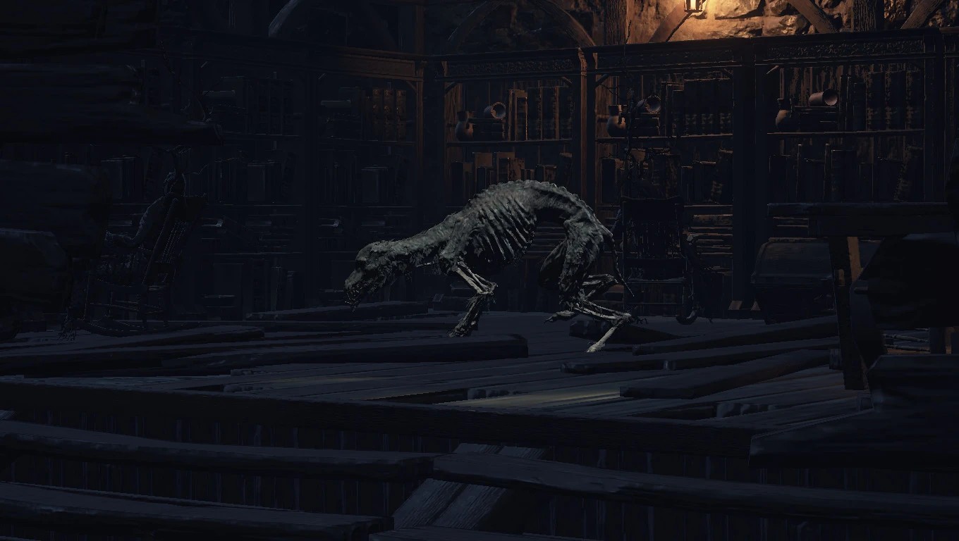 В поселении нежити.