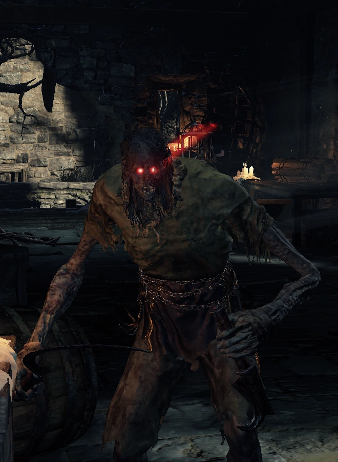 С серпом (красноглазый)