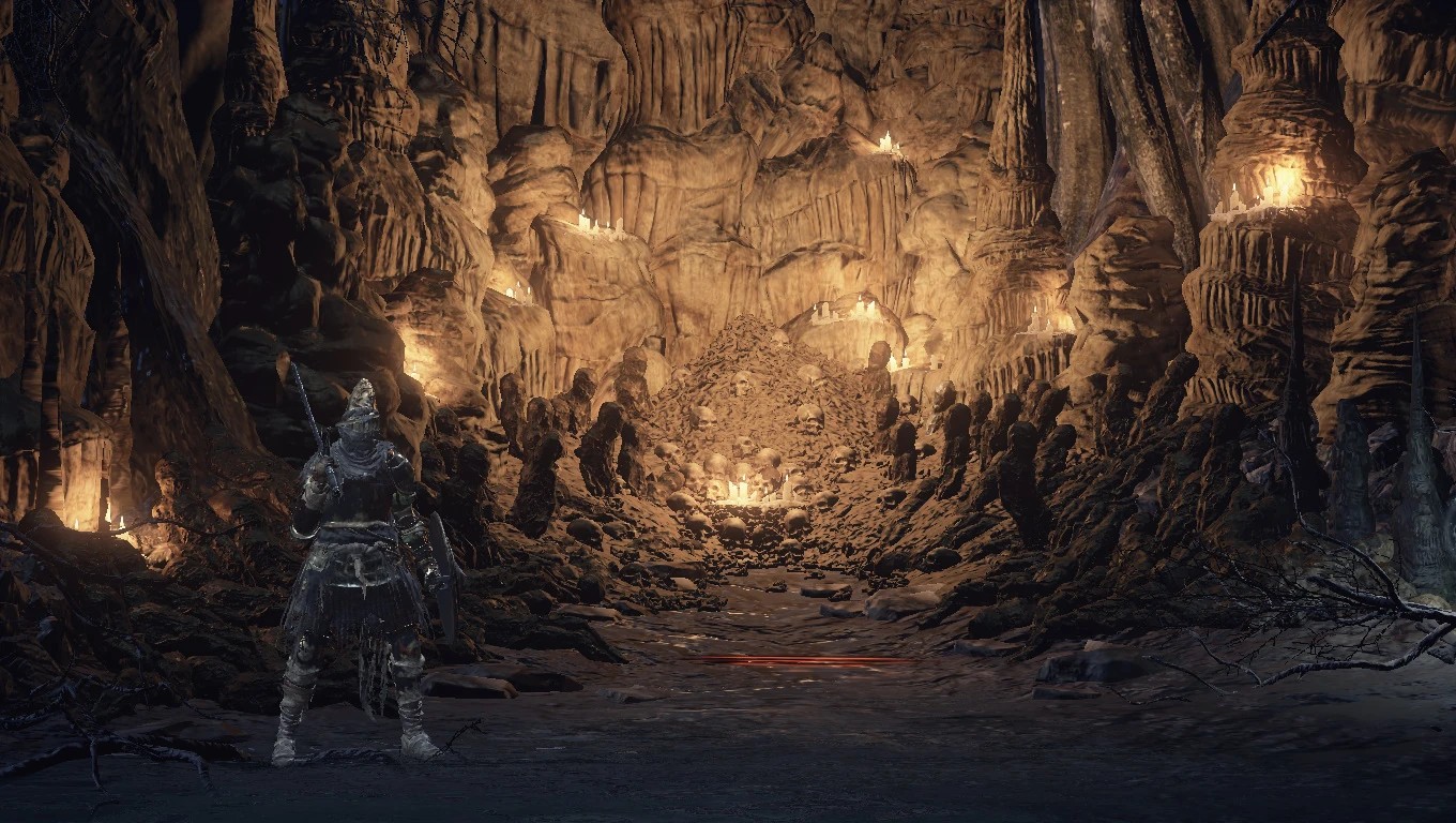 Алтарь на арене с боссом.