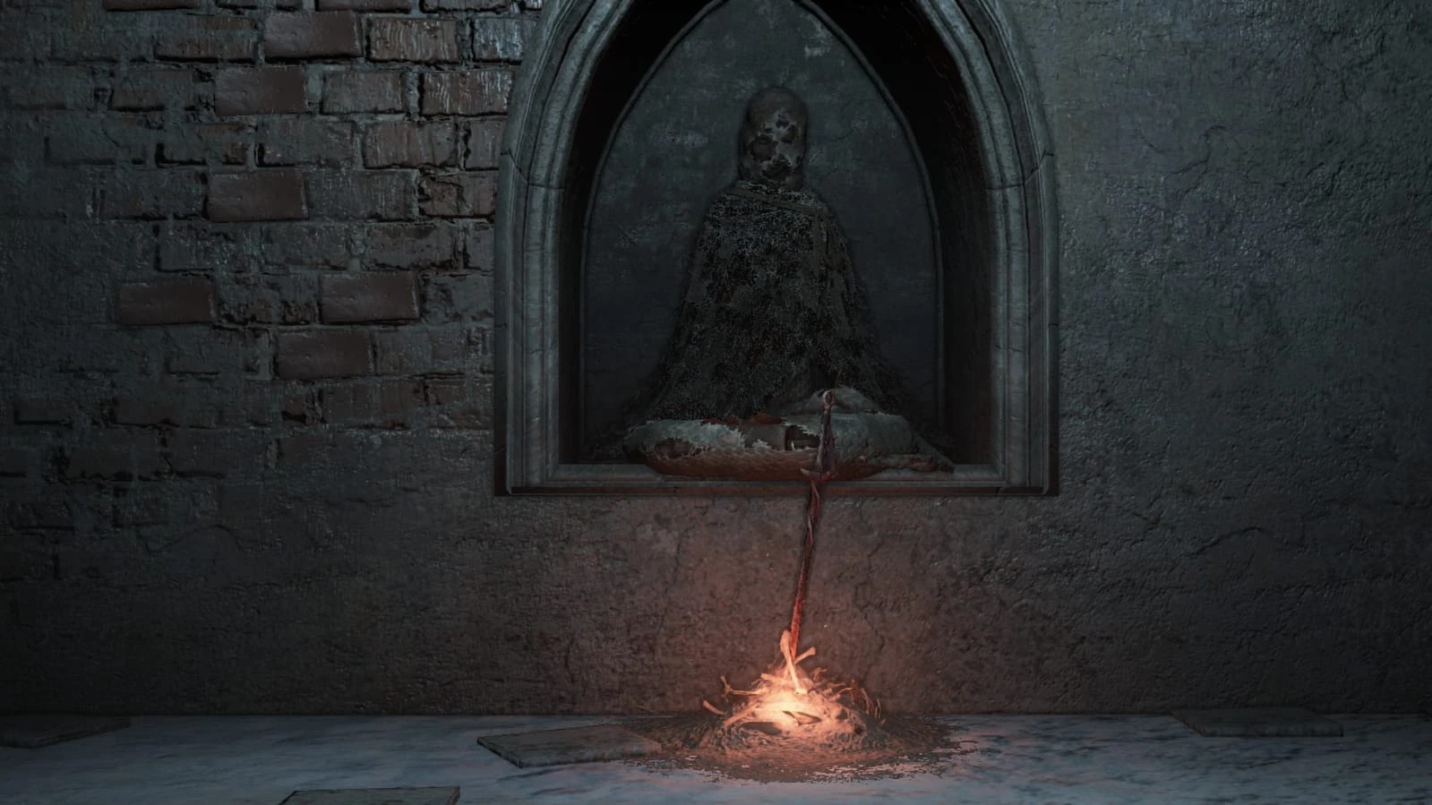 Чучело в Мире Арианделя рядом с костром, ведущим к Груде Отбросов, имеет змеиный хвост и одеяние Присциллы. Возможно, это чучело Присциллы, либо кого-то очень похожего на неё.