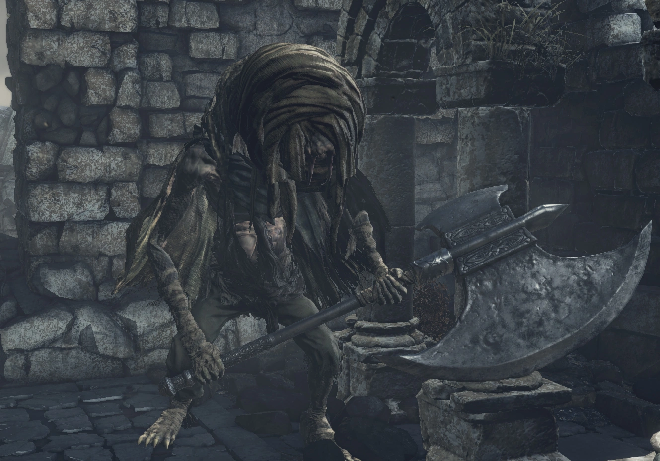 Гигант с большим топором.