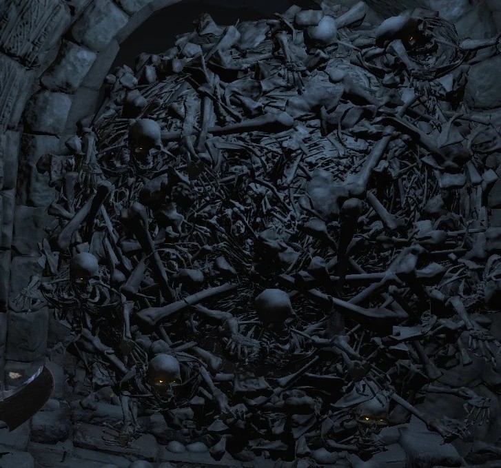 Шар из скелетов