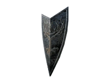 Большой щит с деревом