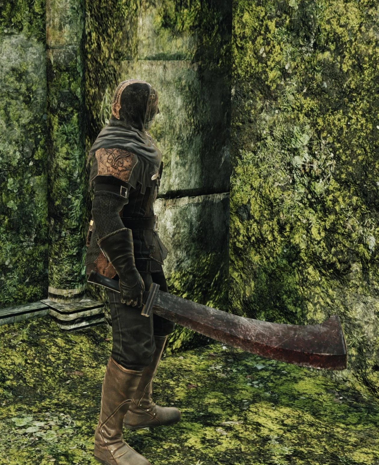 Ржавый красный меч