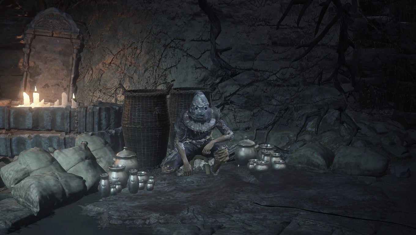 В Храме огня.