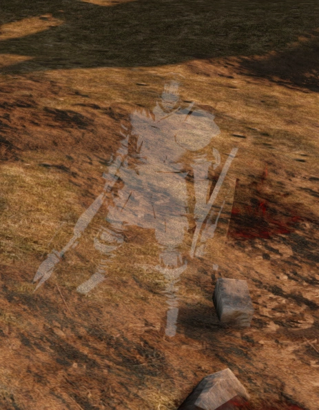 Еле заметный призрак другого игрока