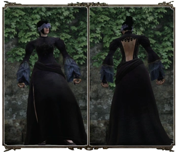 Сет черной ведьмы с маской