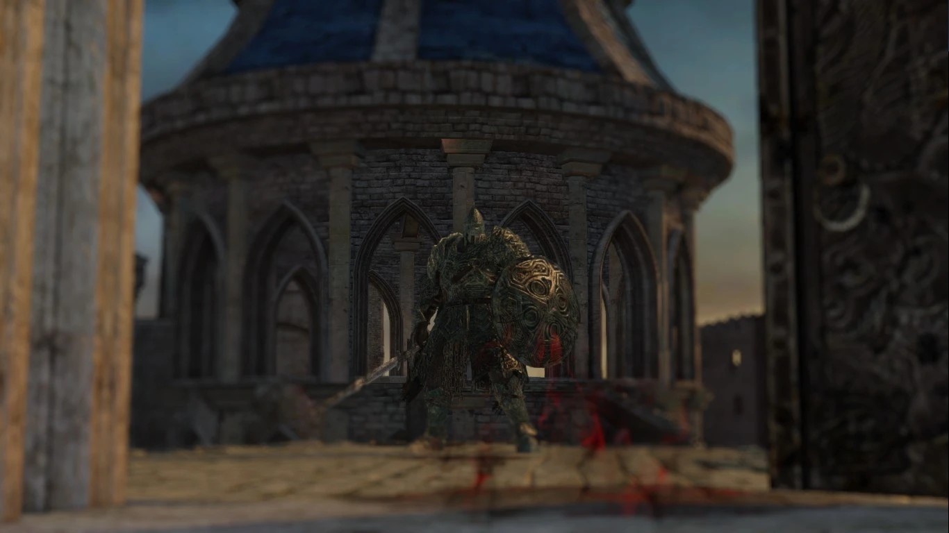 Старый Рыцарь с Мечом и Щитом.