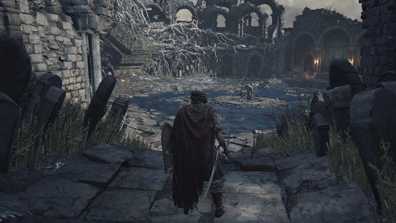 Арена битвы с боссом.