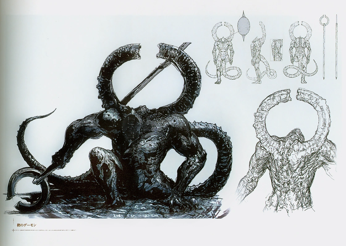 Концепт-арт Титанитового Демона.