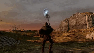 Анимация каста заклинания